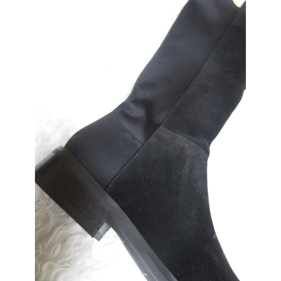 NIB Womens Lord and Taylor Harlyn boot black Fabric/Suede Comb size 5 - Picture 3 of 16